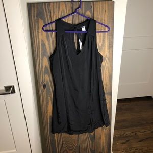 Black shift dress